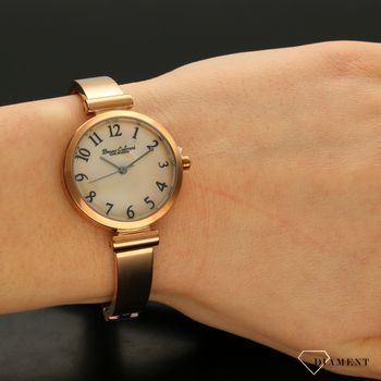 Zegarek damski Bruno Calvani BC9500 różowe złoto perłowa tarcza BC9500 ROSE GOLD. Zegarek damski zachowany w kolorze różowego złota. Zegarek damski z perłową tarczą tworzy piękny element o (1).jpg